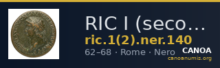 RIC I (second edition) Nero 140 — CANOA