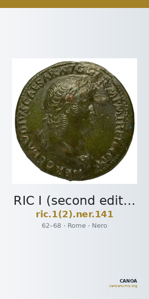 RIC I (second edition) Nero 141 — CANOA