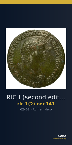 RIC I (second edition) Nero 141 — CANOA