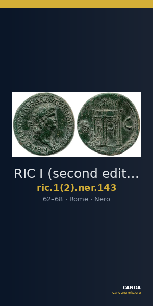 RIC I (second edition) Nero 143 — CANOA