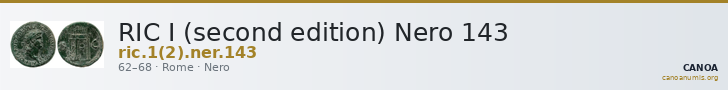 RIC I (second edition) Nero 143 — CANOA