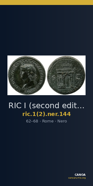 RIC I (second edition) Nero 144 — CANOA