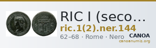 RIC I (second edition) Nero 144 — CANOA