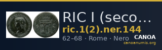 RIC I (second edition) Nero 144 — CANOA