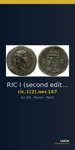 RIC I (second edition) Nero 147 — CANOA