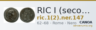 RIC I (second edition) Nero 147 — CANOA