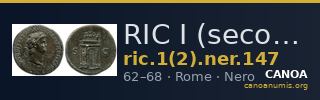 RIC I (second edition) Nero 147 — CANOA