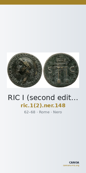 RIC I (second edition) Nero 148 — CANOA
