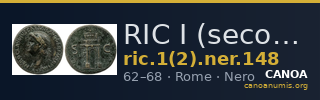 RIC I (second edition) Nero 148 — CANOA