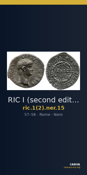 RIC I (second edition) Nero 15 — CANOA