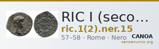 RIC I (second edition) Nero 15 — CANOA