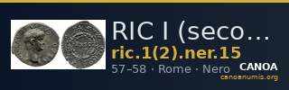 RIC I (second edition) Nero 15 — CANOA