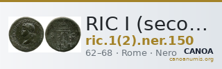 RIC I (second edition) Nero 150 — CANOA