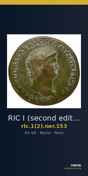 RIC I (second edition) Nero 153 — CANOA