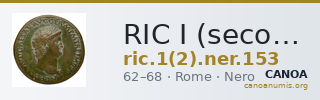 RIC I (second edition) Nero 153 — CANOA
