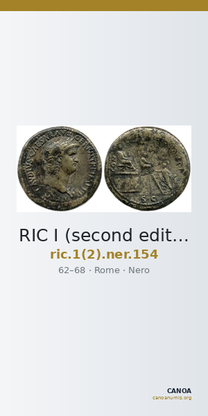 RIC I (second edition) Nero 154 — CANOA