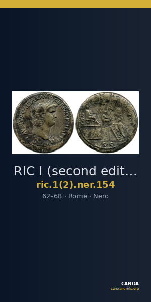 RIC I (second edition) Nero 154 — CANOA