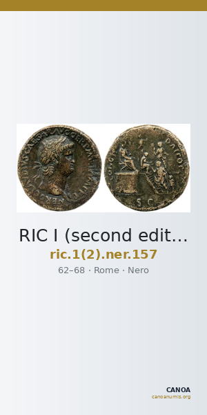 RIC I (second edition) Nero 157 — CANOA