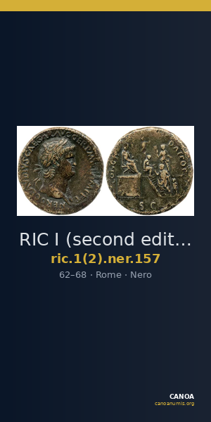 RIC I (second edition) Nero 157 — CANOA