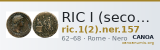 RIC I (second edition) Nero 157 — CANOA