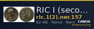RIC I (second edition) Nero 157 — CANOA