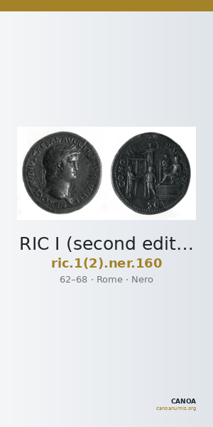 RIC I (second edition) Nero 160 — CANOA