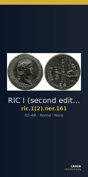 RIC I (second edition) Nero 161 — CANOA