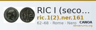 RIC I (second edition) Nero 161 — CANOA