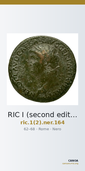 RIC I (second edition) Nero 164 — CANOA