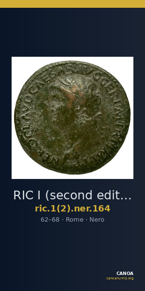 RIC I (second edition) Nero 164 — CANOA