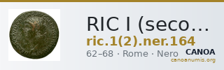 RIC I (second edition) Nero 164 — CANOA