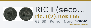 RIC I (second edition) Nero 165 — CANOA