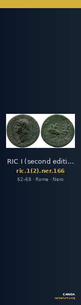 RIC I (second edition) Nero 166 — CANOA