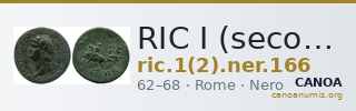 RIC I (second edition) Nero 166 — CANOA