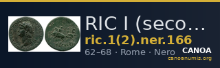 RIC I (second edition) Nero 166 — CANOA
