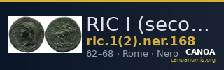 RIC I (second edition) Nero 168 — CANOA