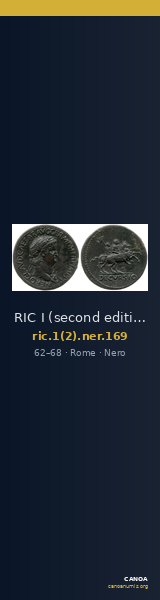 RIC I (second edition) Nero 169 — CANOA