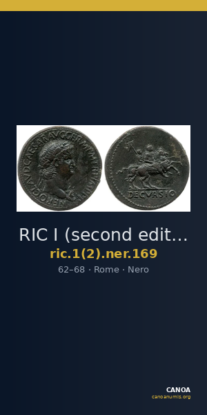 RIC I (second edition) Nero 169 — CANOA