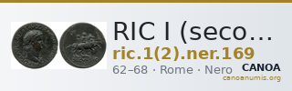 RIC I (second edition) Nero 169 — CANOA