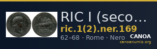 RIC I (second edition) Nero 169 — CANOA