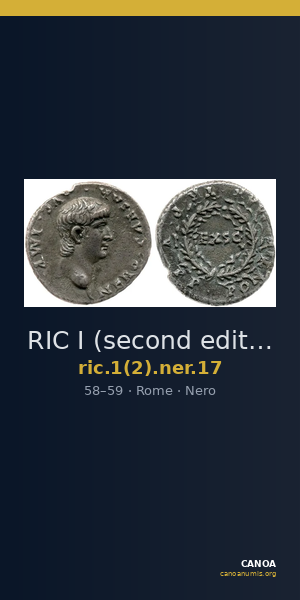 RIC I (second edition) Nero 17 — CANOA