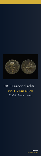 RIC I (second edition) Nero 170 — CANOA