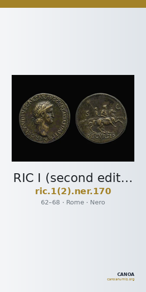 RIC I (second edition) Nero 170 — CANOA
