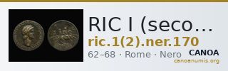 RIC I (second edition) Nero 170 — CANOA