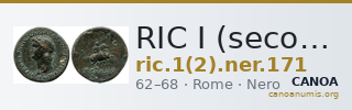 RIC I (second edition) Nero 171 — CANOA