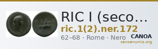 RIC I (second edition) Nero 172 — CANOA