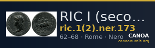 RIC I (second edition) Nero 173 — CANOA