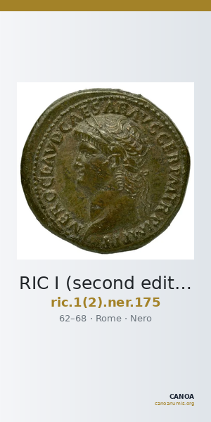 RIC I (second edition) Nero 175 — CANOA
