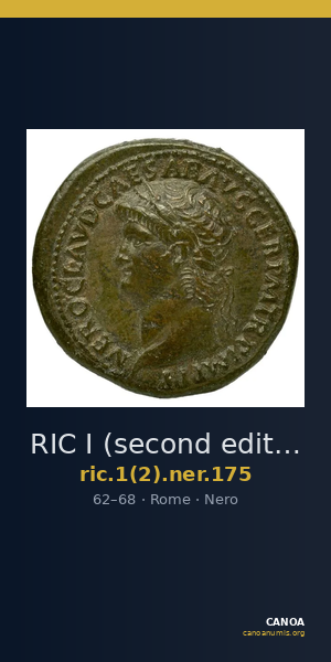 RIC I (second edition) Nero 175 — CANOA