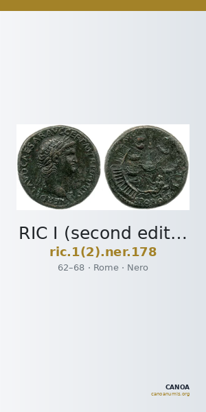 RIC I (second edition) Nero 178 — CANOA